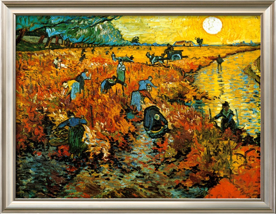 The Red Vineyard at Arles - Van Gogh Painting On Canvas